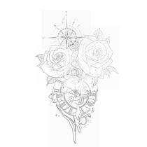 Mi proyecto del curso: Técnicas de tatuaje blackwork con línea fina. Un progetto di Design di tatuaggi di milena nungeser - 21.08.2024