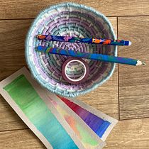 My project for course: Basket Weaving for Beginners: The Coiling Technique Ein Projekt aus dem Bereich Erweiterungsentwicklung, H, werk, Modedesign, Weben und Textildesign von kateryna_chistyakova - 27.08.2024