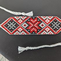 Mi proyecto del curso: Diseño de accesorios con cuentas: teje patrones elegantes. Accessor, Design, Arts, Crafts, Jewelr, Design, and Fiber Arts project by Oksana Shkurat - 08.27.2024