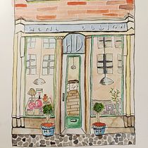 Mi proyecto del curso: Ilustración urbana en acuarela: retrata tu ciudad. Pintura, Desenho, Pintura em aquarela e Ilustração arquitetônica projeto de Cristina P. S. - 27.08.2024