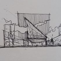 Mi proyecto del curso: Sketching diario para arquitectos. Un progetto di Architettura, Bozzetti, Disegno e Illustrazione architettonica di Manuel Reyes - 27.08.2024