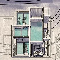 Mi proyecto del curso: Ilustración urbana con técnicas de entintado. Sketching, Drawing, Architectural Illustration, Sketchbook & Ink Illustration project by claudiamoreno15 - 08.28.2024
