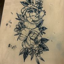 Mi proyecto del curso: Tatuaje botánico con puntillismo. Ilustração tradicional, Desenho de tatuagens e Ilustração botânica projeto de mateosalazar8 - 28.08.2024