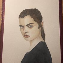 Mi proyecto del curso: Retrato en acuarela a partir de una fotografía. Un projet de Illustration traditionnelle, Aquarelle , et Dessin de portrait de giulia.dyd - 30.08.2024