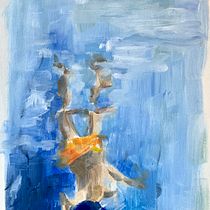 Mi proyecto del curso: Pintura al óleo: el agua y la figura humana. Fine Arts, Painting, Oil Painting, and Figure Drawing project by Laura Poletti - 08.31.2024