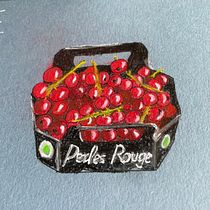 My project for course: a box of red pearls from local market. Artes plásticas, Desenho a lápis, e Desenho projeto de kathejin_1 - 31.08.2024