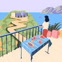 Il mio progetto del corso: Illustrazione digitale narrativa e colorata con Clip Studio Paint. Ilustração tradicional, Ilustração digital, e Pintura digital projeto de Annamaria Albanese - 23.08.2024