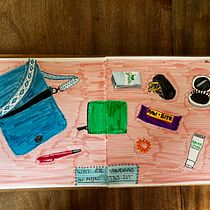 Illustrated diary. Sketching, Creativit, Drawing, Sketchbook, and Fine Arts project by Famke Mulder - 08.31.2024