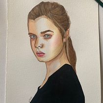 Mi proyecto del curso: Retrato en acuarela a partir de una fotografía. Un projet de Illustration traditionnelle, Aquarelle , et Dessin de portrait de Pilar del Barrio - 01.09.2024