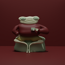 Meu projeto do curso: Criação de personagens 3D com Blender. Un progetto di 3D, Character design 3D, Progettazione 3D, Modellazione 3D e Character design di taynaroki - 02.09.2024