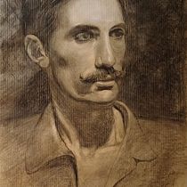 Mi proyecto del curso: Retrato realista al carboncillo Ein Projekt aus dem Bereich Bildende Künste, Zeichnung, Porträtzeichnung, Realistische Zeichnung und Traditionelle Illustration von mdelgadom - 03.09.2024
