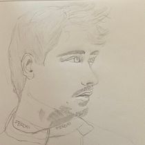 Il mio progetto del corso: Ritratto su blocco da disegno: esplora il volto umano. Artistic Drawing, Drawing, Portrait Drawing, Sketchbook, and Sketching project by martinadep - 09.04.2024