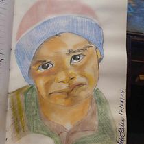 Mi proyecto del curso: Retrato artístico en acuarela. Fine Arts, Portrait Drawing, Painting, and Watercolor Painting project by Gelos Giles - 09.04.2024