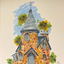 My project for course: Expressive Architectural Sketching with Colored Markers Ein Projekt aus dem Bereich Architektonische Illustration, Zeichnung, Illustration mit Tinte, Sketchbook und Skizzenentwurf von Kesia - 03.09.2024