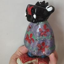 Meu projeto do curso: Criação e modelagem de personagens em cerâmica. Projekt z dziedziny  Sztuki piękne, Ceramika i Projektowanie postaci użytkownika isa_dss - 02.09.2024