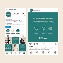 Instagram Strategy for Business Growth course project: EcoWave Co. Ein Projekt aus dem Bereich Instagram, Marketing, Content-Marketing, Digitales Marketing, Social Media, Kommunikation, Marketing für Instagram und Markenstrategie von Teodora Šišaković - 30.08.2024