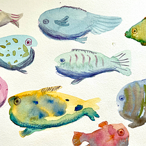 My project for course: Creative Watercolor Sketching for Beginners. Un progetto di Bozzetti, Creatività, Disegno, Illustrazione tradizionale, Pittura ad acquerello e Sketchbook di Anne Ng - 07.09.2024