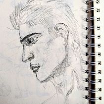 My project for course: Portrait Sketchbooking: Explore the Human Face. Artistic Drawing, Drawing, Portrait Drawing, Sketchbook, and Sketching project by jaeckanaquth - 09.08.2024