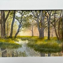 My project for course: Painting Realistic Watercolor Landscapes. Projekt z dziedziny Ilustracja naturalist, czna,  Malarstwo, Sketching, Malowanie akwarelą i  Sztuki piękne użytkownika lhhyam - 07.09.2024