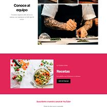 Blog de cocina. Projekt z dziedziny Tworzenie stron internetow, ch, Web design, Informat, ka, UX / UI, Programowanie bez kodu, Projektowanie produktu c i frowego użytkownika claudialara_dsgn - 09.09.2024