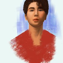 My project for course: Illustrated Portraits with Procreate. Projekt z dziedziny Trad, c, jna ilustracja, Grafika wektorowa, Portret, Ilustracja c i frowa użytkownika Roya Su - 09.09.2024
