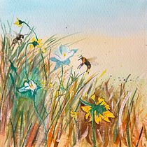 My project for course: Illustrating the Natural World with Watercolor and Charcoal Ein Projekt aus dem Bereich Traditionelle Illustration, Naturalistische Illustration und Malerei von nino333 - 09.09.2024