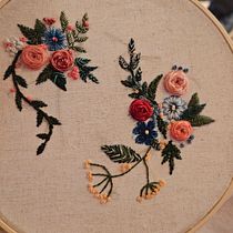 Mon projet du cours : Broderie : créez des motifs floraux sur du feutre  . Un progetto di Design di accessori, Artigianato, Illustrazione botanica, Pattern design e Textile Design di etrenelle - 10.09.2024