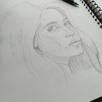 Mi proyecto del curso: Sketchbook de retrato: explora el rostro humano. Artistic Drawing, Drawing, Portrait Drawing, Sketchbook, and Sketching project by camila_bedoya0919 - 09.11.2024