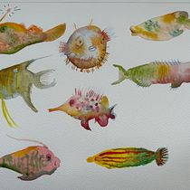 My project for course: Creative Watercolor Sketching for Beginners. Un progetto di Bozzetti, Creatività, Disegno, Illustrazione tradizionale, Pittura ad acquerello e Sketchbook di Magdalena Fitt - 11.09.2024