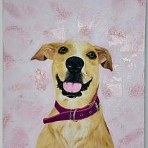 Mi proyecto del curso: Retrato realista de mascotas con pintura al óleo Ein Projekt aus dem Bereich Bildende Künste, Naturalistische Illustration, Malerei und Ölmalerei von Catherin Garnica - 11.09.2024