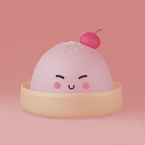 Mi proyecto del curso: Creación de personajes kawaii en 3D con Blender Ein Projekt aus dem Bereich 3-D-Modellierung, Design von Figuren, Digitale Illustration, Traditionelle Illustration und Manga von Denise Glez - 11.09.2024