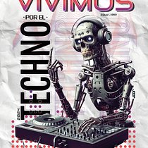 Mi proyecto del curso: VIVIMOS POR EL TECHNO. T, pograph, T, pograph, and Design project by jaarosiles - 07.30.2024