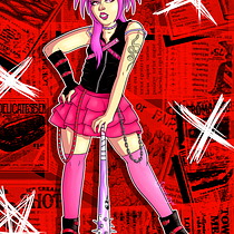 Mi proyecto del curso: Creación de personajes manga urbanos . Character Design, Digital Drawing, Digital Illustration, Traditional illustration, and Manga project by Lilian Cabrera - 09.10.2024