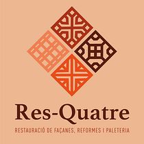 Res-Quatre | Creación de un logotipo original desde cero. Un projet de Br, ing et identité, Design , Design graphique , et Création de logos de Joan Congost Abelenda - 13.09.2024