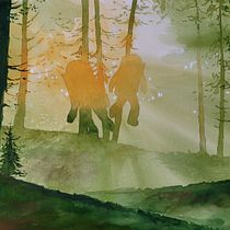 Mój projekt z kursu: Oniryczne pejzaże akwarelą: maluj światłem. Un projet de Peinture , et Aquarelle de Dominik Bosek - 15.09.2024