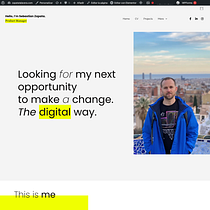 Mi proyecto del curso: Creación de una web profesional con WordPress. Projekt z dziedziny Tworzenie stron internetow, ch, Web design, Informat, ka, UX / UI, Programowanie bez kodu, Projektowanie produktu c i frowego użytkownika Sebastian Zapata Talavera - 16.09.2024