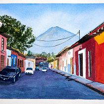 Mein Abschlussprojekt für den Kurs: Grundlagen der Aquarellmalerei: Licht und Farbe. Architectural Illustration, Painting, and Watercolor Painting project by 3400hans - 09.16.2024