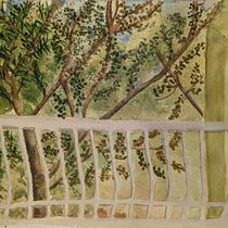 View from window in Tel Aviv. Un projet de Peinture , et Aquarelle de Dina Neishtadt - 16.09.2024