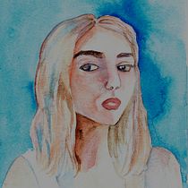 Mi proyecto del curso: Retrato artístico en acuarela. Fine Arts, Portrait Drawing, Painting, and Watercolor Painting project by Mildrette Lilian Davey Olórtegui - 09.17.2024
