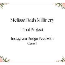 My project for course: Instagram Feed Design with Canva. Design digital, Design gráfico, Instagram, Marketing, e Redes sociais projeto de Melissa Rath - 17.09.2024