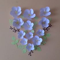 Mi proyecto del curso: Diseño de flores realistas en papel. Un projet de Décoration, DIY , et Papercraft de Pilar De Peña - 18.09.2024