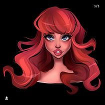 Mój projekt z kursu: Portretowanie postaci kobiecych w Procreate. Projekt z dziedziny Ilustracja c, frowa, R, sunek c, frow, Trad, c i jna ilustracja użytkownika croody - 17.09.2024