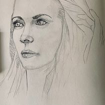 Mi proyecto del curso: Sketchbook de retrato: explora el rostro humano. Artistic Drawing, Drawing, Portrait Drawing, Sketchbook, and Sketching project by PEDRO MANUEL - 09.18.2024