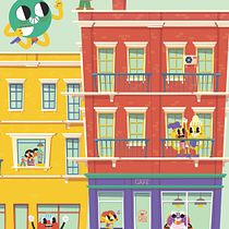 My project for course: World Building & Compositional Techniques for Illustration. Een project van Ontwerp van personages, Kinderillustratie, Digitale illustratie,  Tekening y Traditionele illustratie van Harpreet Kaur - 20.09.2024