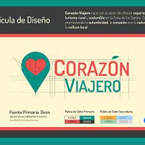 Corazón Viajero logo. Br, ing, Identit, Design, Logo Design, and Graphic Design project by Luis Araya Madrigal - 09.09.2024
