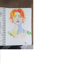 Proyecto de Jhonattan en Dibujo de retratos llamativos con lápices de colores. Desenho com lápis de cor, Desenho, Desenho de retrato, e Sketchbook projeto de Jhonattan espitia - 18.09.2024