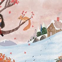 Meu projeto do curso: Ilustração infantil com Procreate: crie cenas mágicas. Children's Illustration, Digital Illustration, Digital Painting, and Picturebook project by Moniky Portas - 09.16.2024