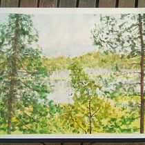 My project for course: Dreamy Watercolor Landscapes: Paint with Light. Un projet de Peinture , et Aquarelle de Sofia P. - 13.09.2024