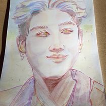 Mi proyecto del curso: Dibujo de retratos llamativos con lápices de colores. Colored Pencil Drawing, Drawing, Portrait Drawing, and Sketchbook project by Eva Durá Lizán - 10.18.2024
