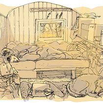 Mój projekt z kursu: Rysunek architektoniczny: kolor i artystyczna ekspresja Ein Projekt aus dem Bereich Architektonische Illustration, Zeichnung, Illustration mit Tinte, Sketchbook und Skizzenentwurf von Justyna Dziabaszewska - 21.09.2024
